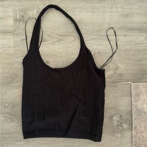 American Eagle Outfitters Black Ribbed Top